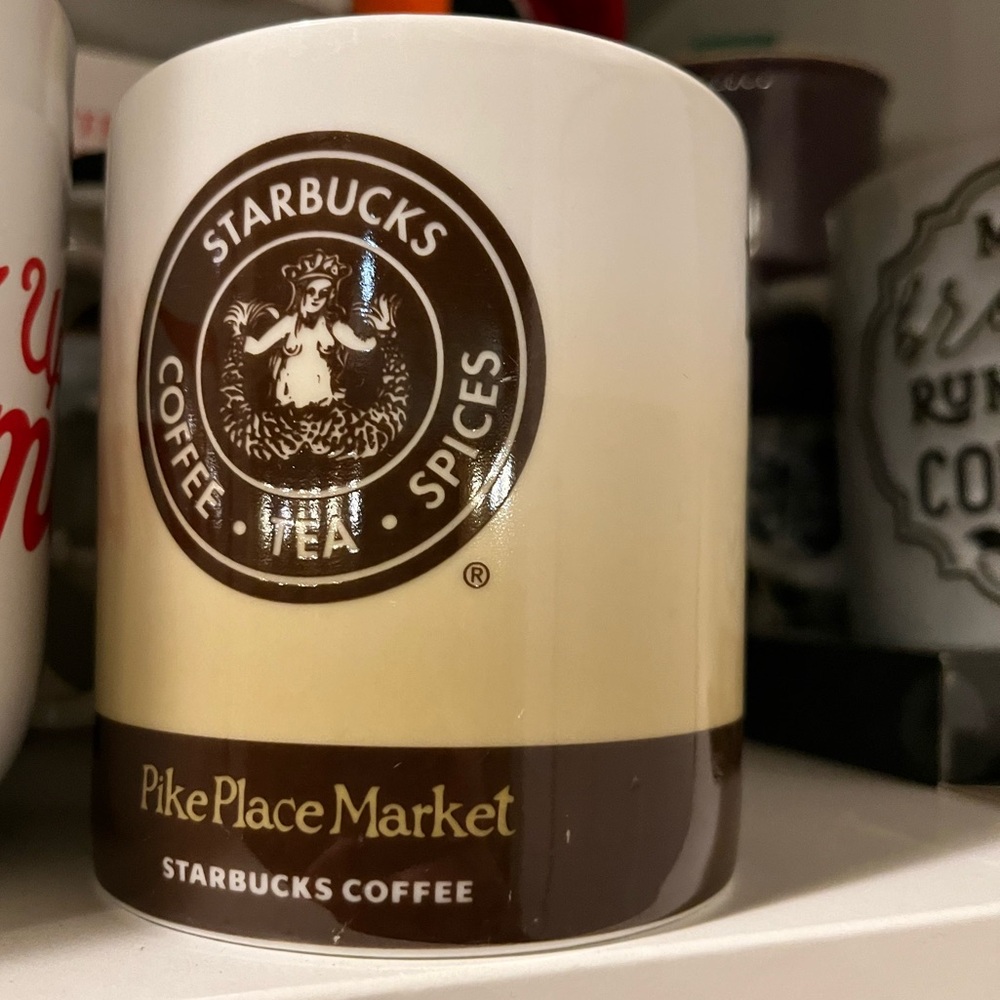 STARBUCKS PIKE PLACE Market Coffee Mug 2008  16oz
